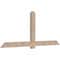 Ekena Millwork Eugene Smooth Timber Gable Bracket, Douglas Fir, 96"W x 40"H x 3 1/2"D x 5 1/2"F, 10/12 Pitch GBW096X40X0406EUG00SDF - alternate 2